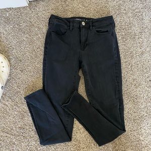 American Eagle black skinny jeans